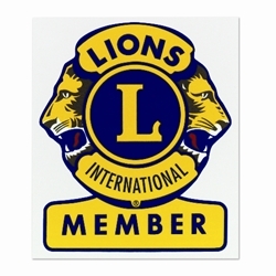 Sticker  LIONS INTERNATIONAL      decal autocollant Aufkleber 